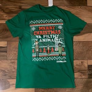 Home alone Christmas shirt filthy animal medium NWT